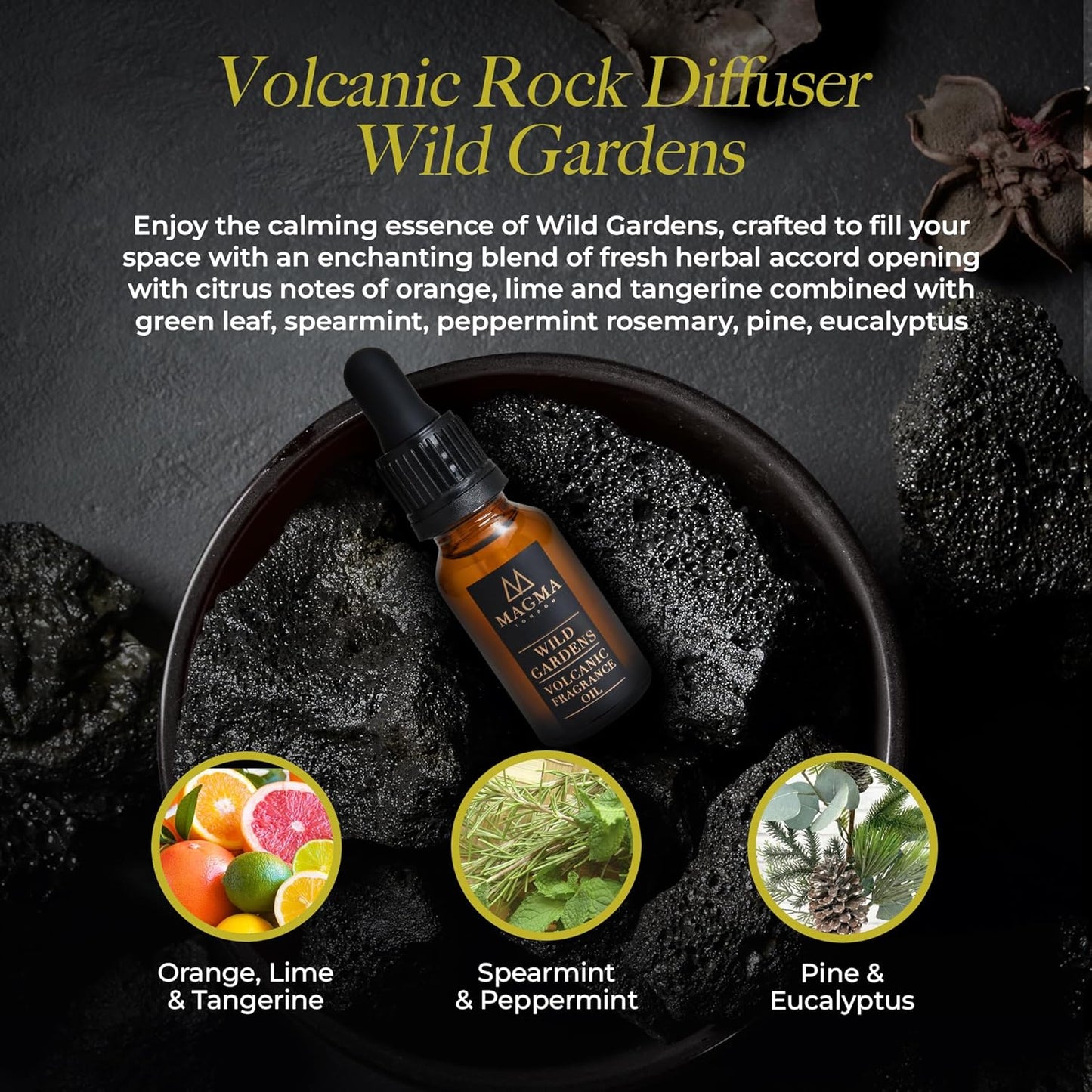 Magma London Volcanic Rock Diffuser
