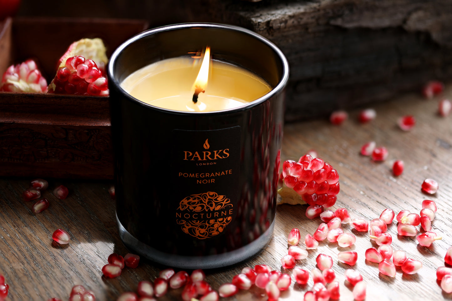 Parks London Nocturne Pomegranate Noir Candle