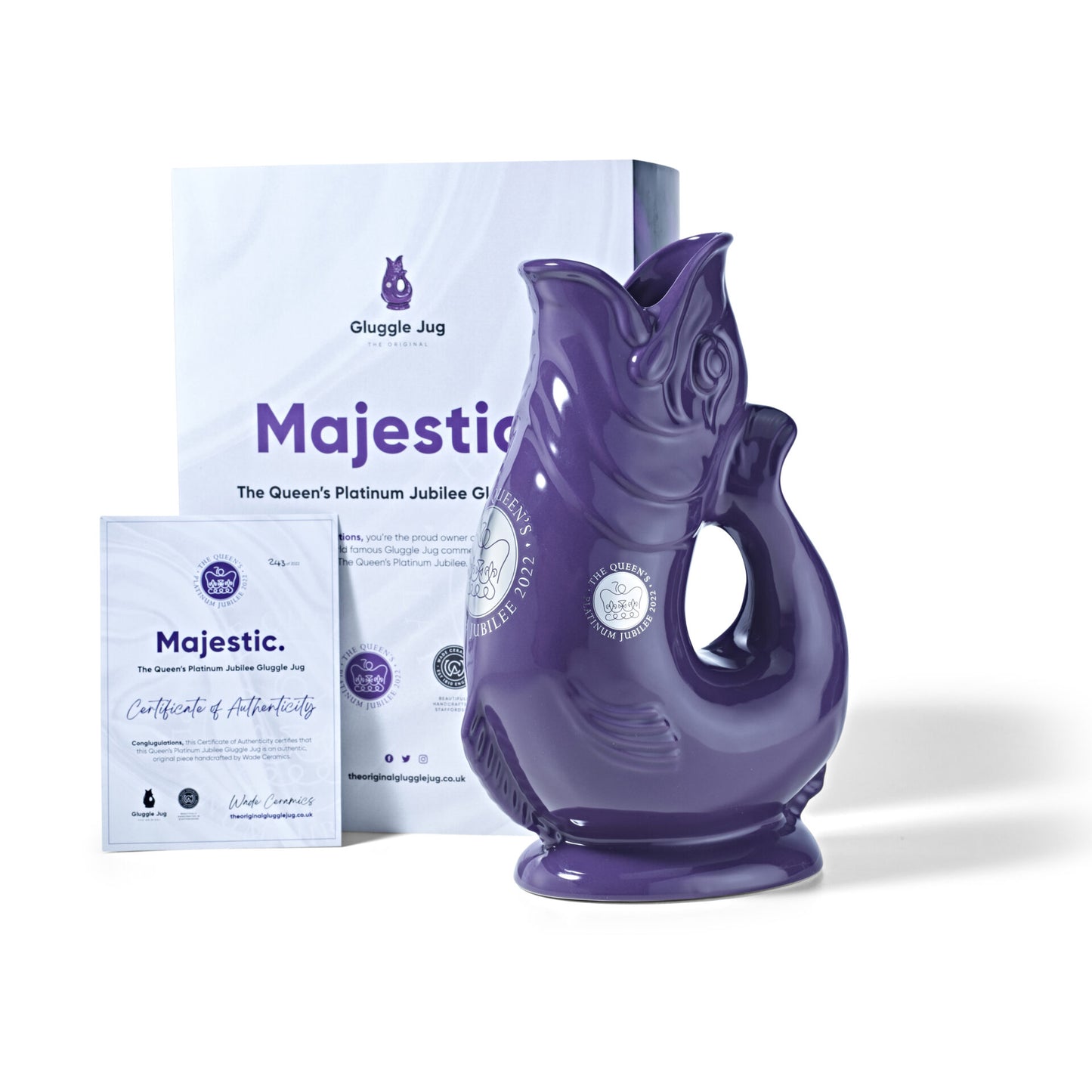 The Limited Edition Queen's Platinum Jubilee Gluggle Jug