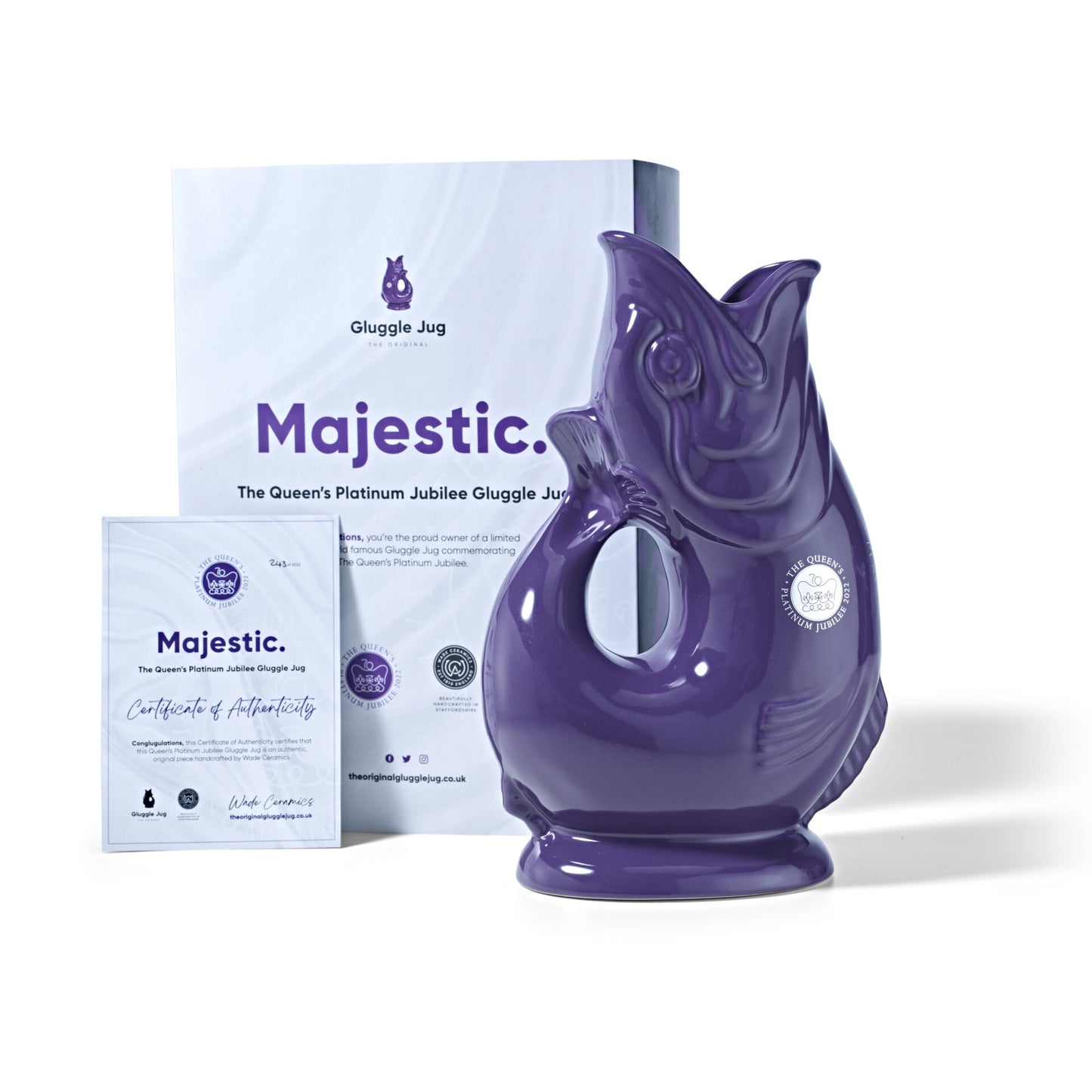The Limited Edition Queen's Platinum Jubilee Gluggle Jug