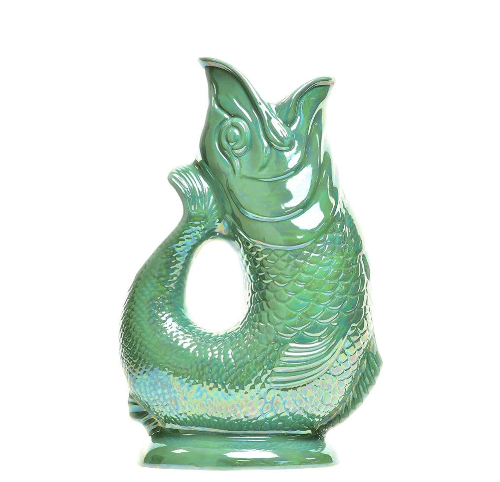 Sea Green Lustre Original Gluggle Jug