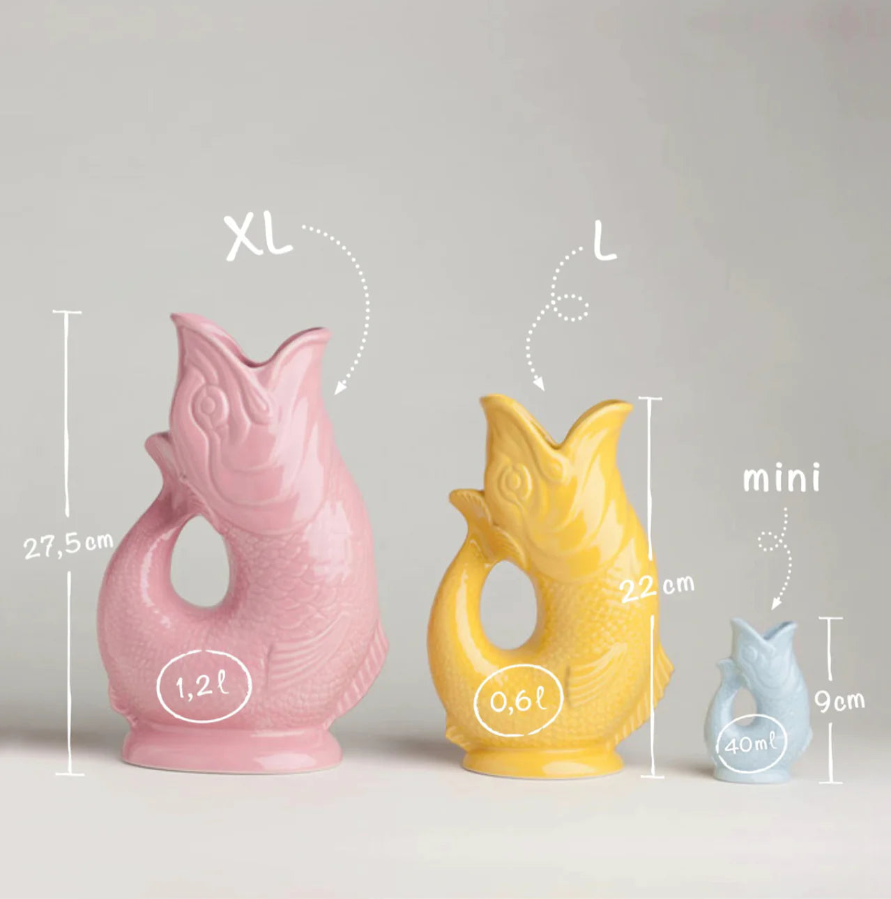 Cobalt Blue Original Gluggle Jug