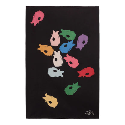 **PRE-ORDER** Flying Gluggles Black Tea Towel (B2B)