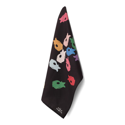 **PRE-ORDER** Flying Gluggles Black Tea Towel (B2B)