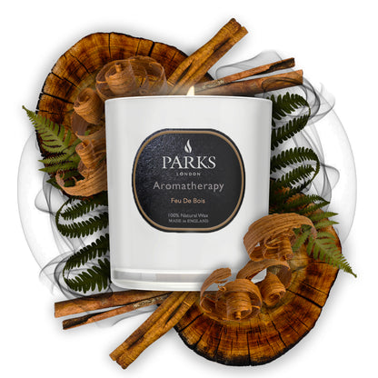 Parks London Aromatherapy Feu De Bois Candle 220g