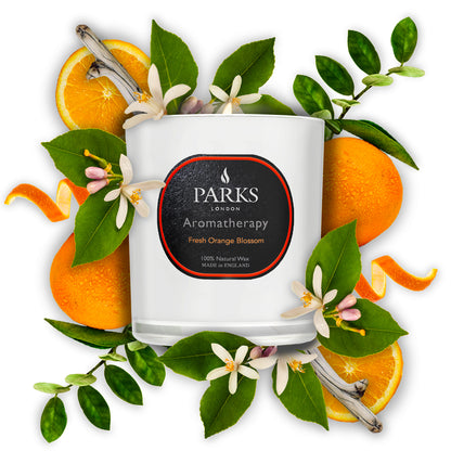 Parks London Aromatherapy Fresh Orange Blossom Candle 220g