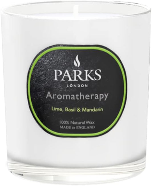 Parks London Aromatherapy Lime, Basil & Mandarin Candle 220g