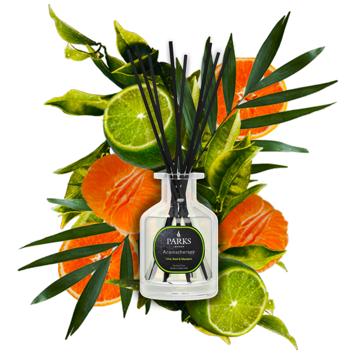 Parks London Aromatherapy Lime, Basil &  Mandarin Diffuser 100mL