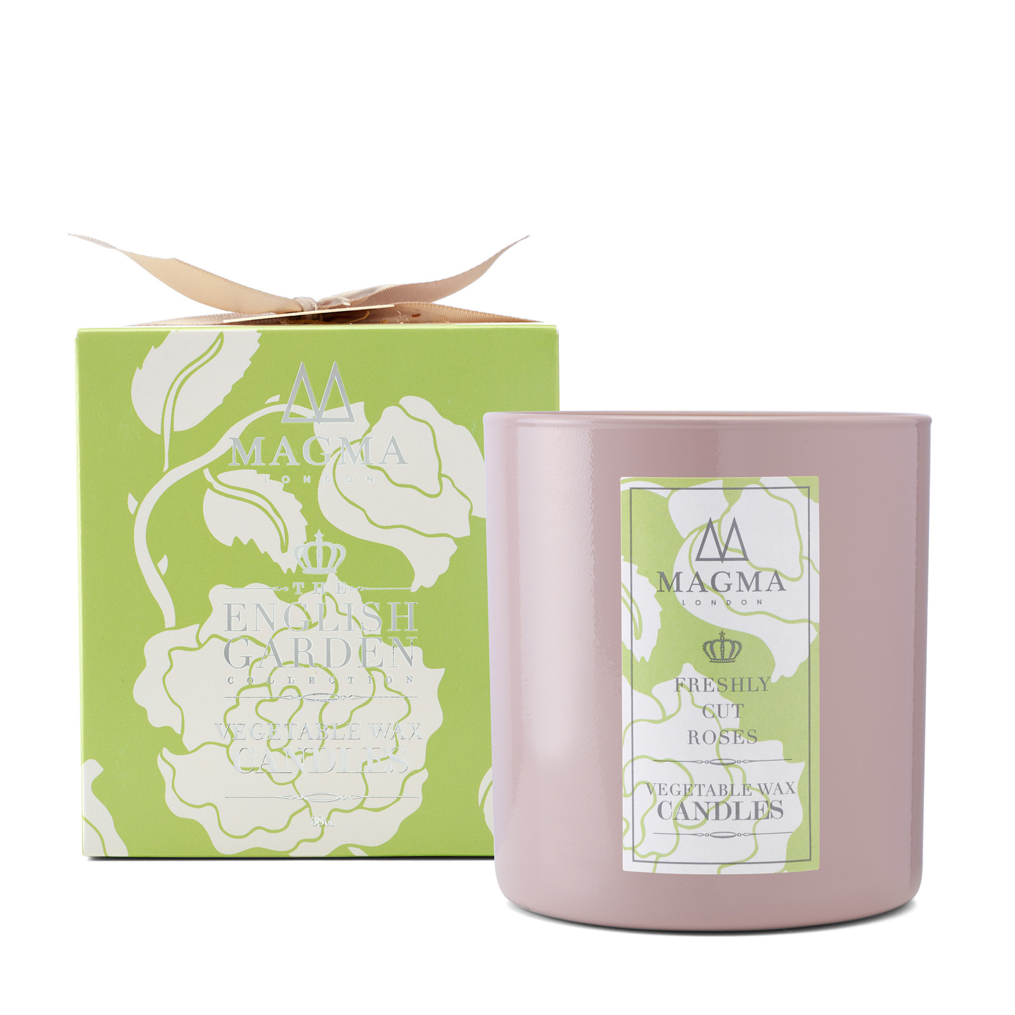 Magma London The English Garden Collection Freshly Cut Roses Candle 380g