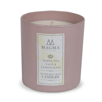 Magma London The English Garden Collection White Tea Sage & Lemongrass Candle 380g