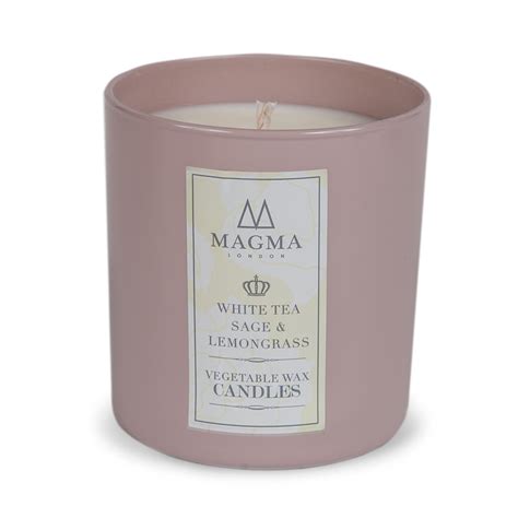 Magma London The English Garden Collection White Tea Sage & Lemongrass Candle 380g