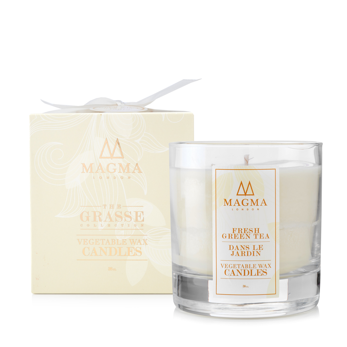 Magma London The Grasse Collection Fresh Green Tea Candle 380g