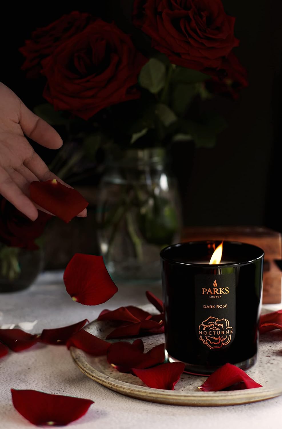 Parks London Nocturne Dark Rose Candle