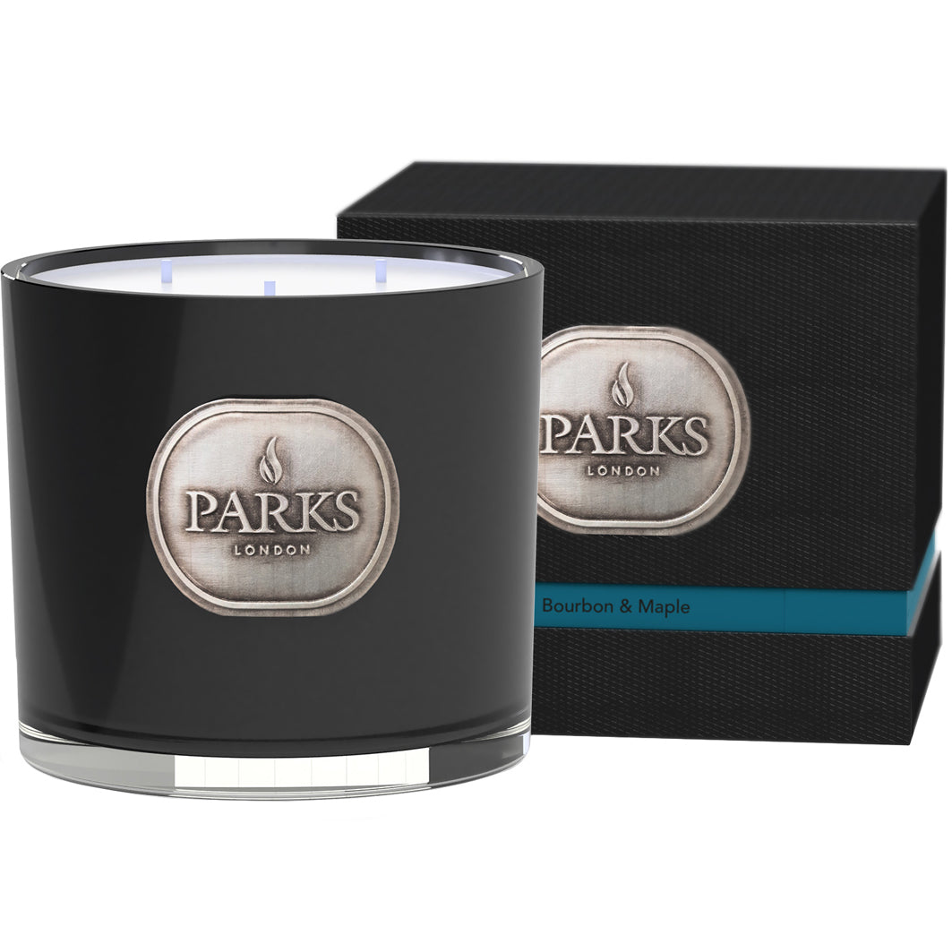 Parks London Platinum Collection Bourbon & Maple Candle 290g
