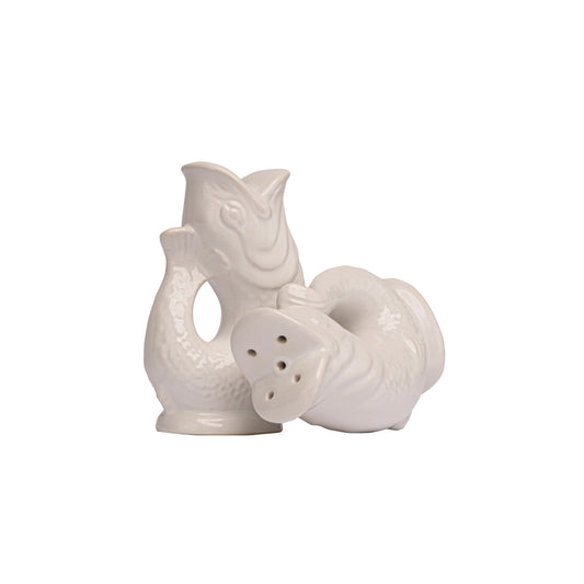 **NEW** Gluggle Salt & Pepper Shakers Set - White