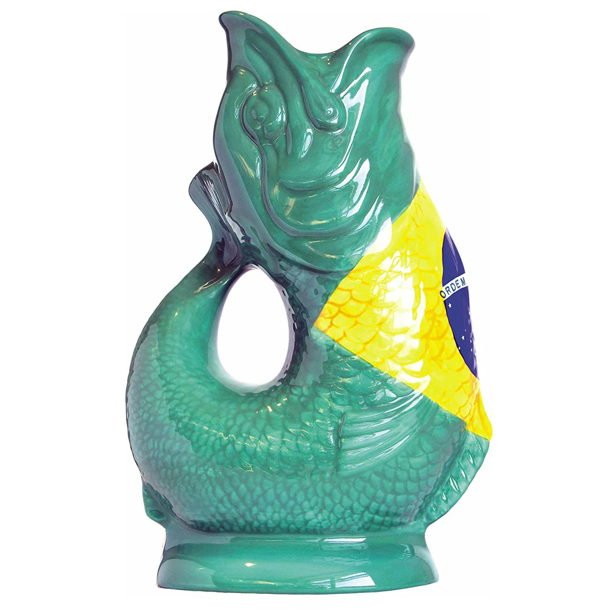 Limited Edition Brazil Flag Gluggle Jug